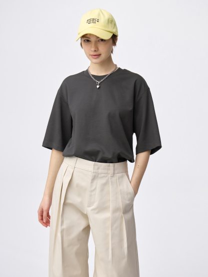 ドライポンチT(5分袖) - 08 DARK GRAY