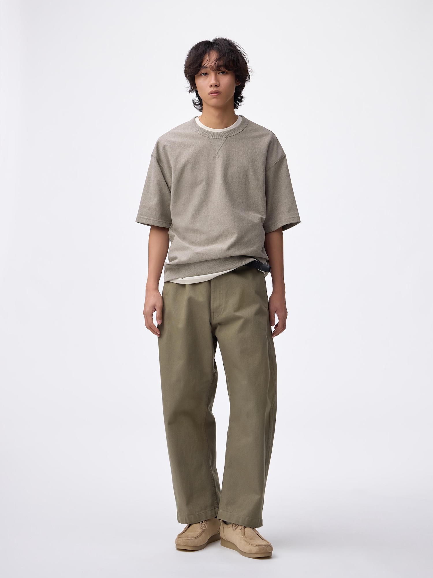 スウェT(5分袖) - 35 BROWN
