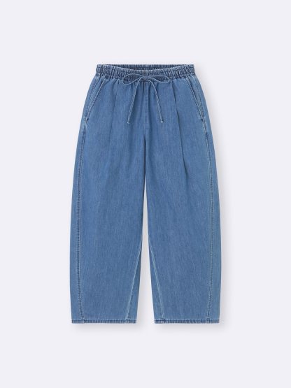 ライトデニムバレルアンクルパンツ