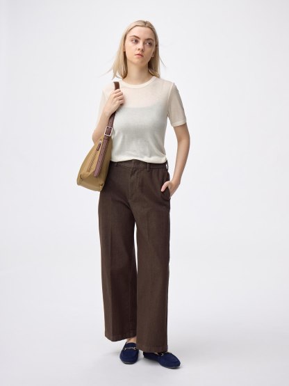 ソフトシアークルーネックT - 30 NATURAL