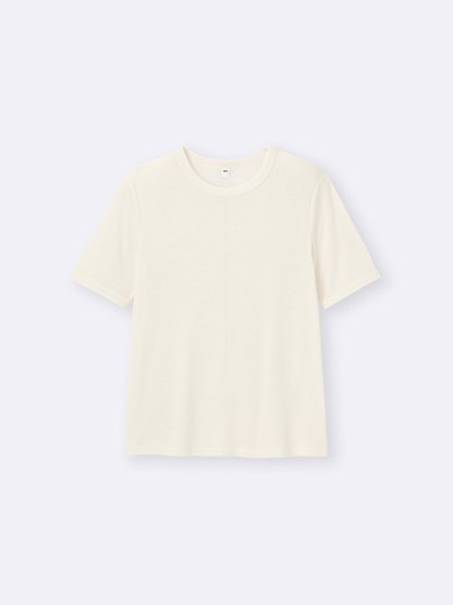 ソフトシアークルーネックT