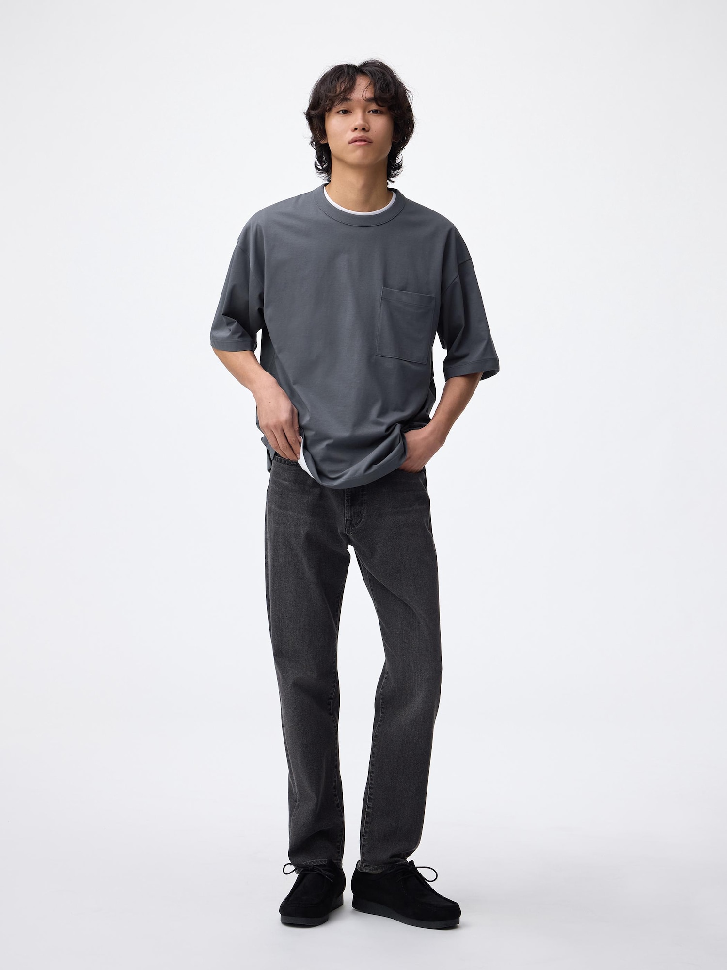 ドライボクシーT(5分袖) - 08 DARK GRAY
