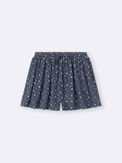 イージーショートパンツ(フラワー)