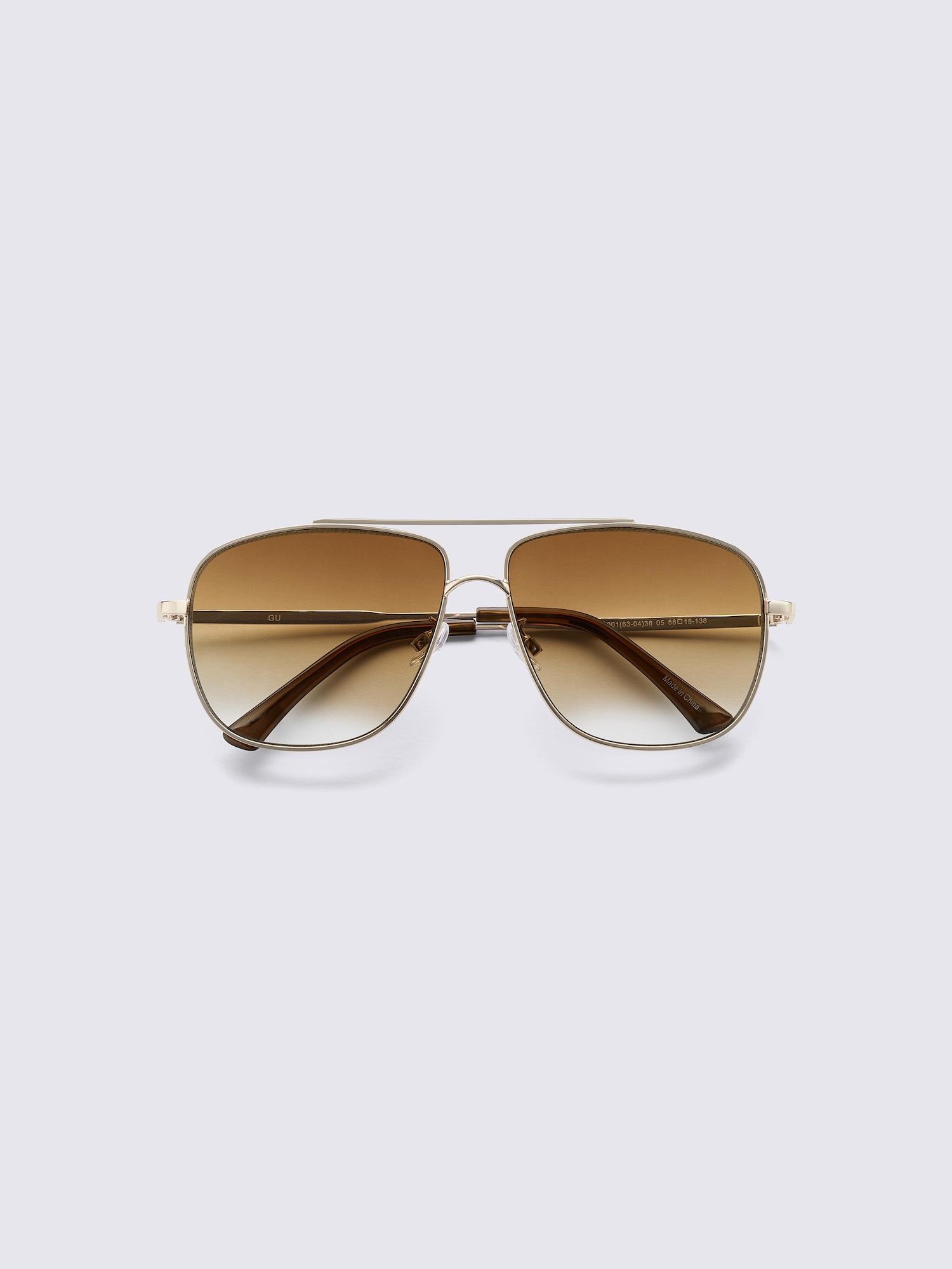 UVカットティアドロップサングラス - 36 BROWN