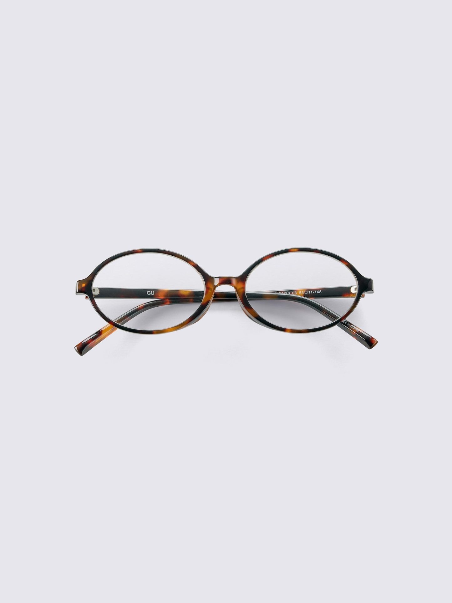 UVカットオーバルサングラス - 36 BROWN
