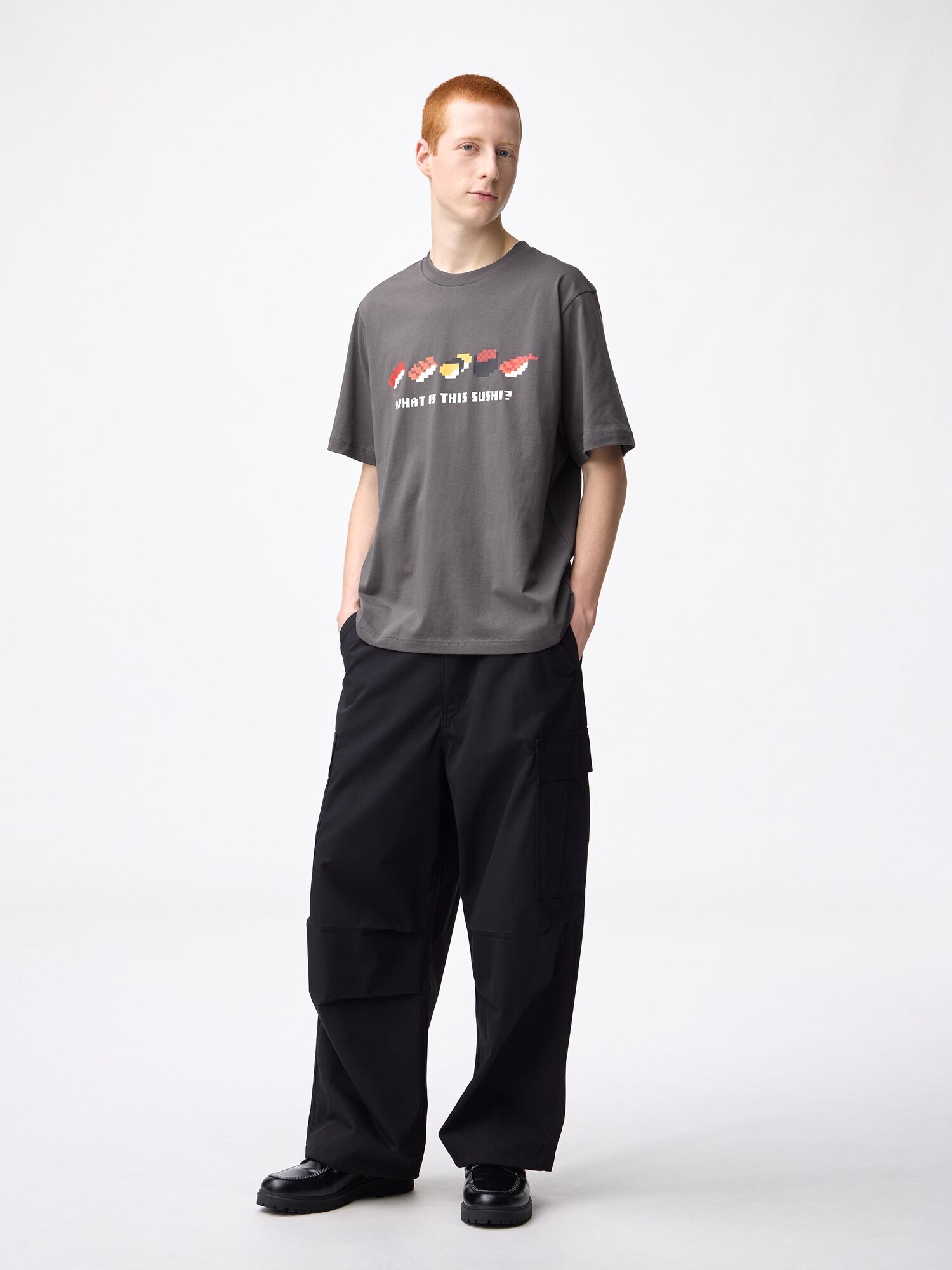 グラフィックT 大図まこと - 08 DARK GRAY
