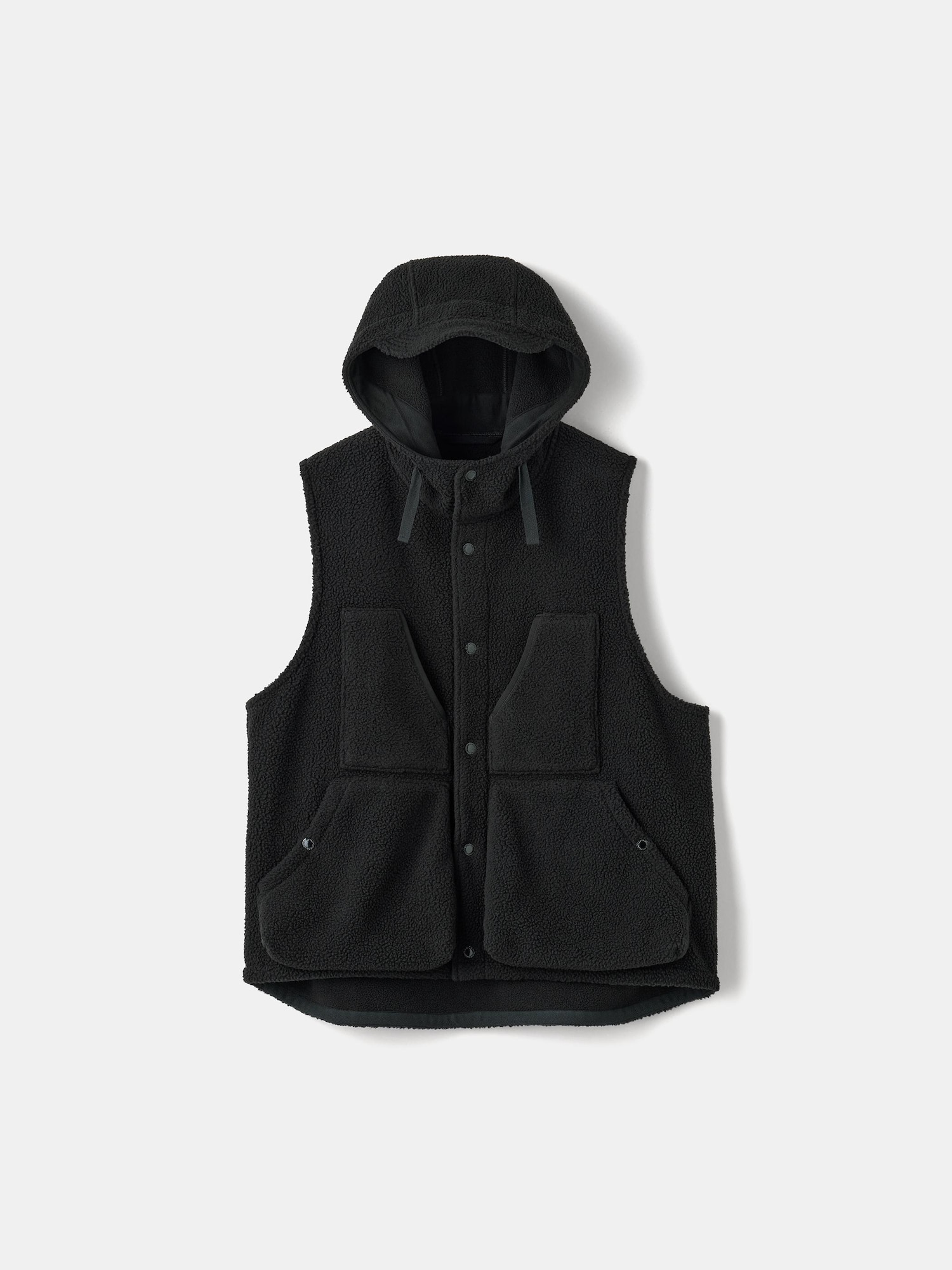フリースフーデッドオーバーサイズベスト ENGINEERED GARMENTS (オーバーサイズフィット)