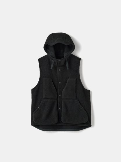 フリースフーデッドオーバーサイズベスト ENGINEERED GARMENTS (オーバーサイズフィット)