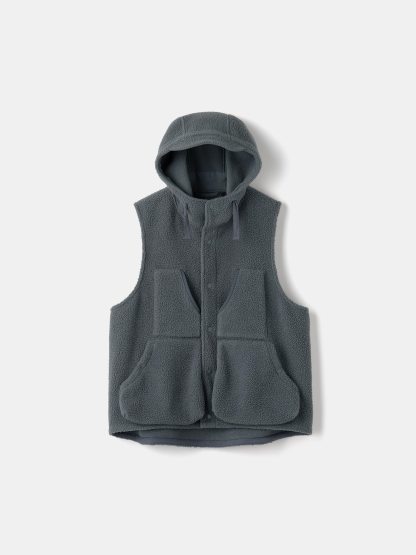 フリースフーデッドオーバーサイズベスト ENGINEERED GARMENTS (オーバーサイズフィット)