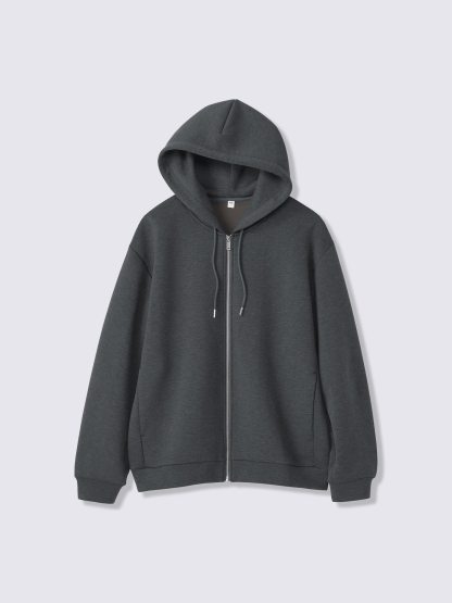スムーススウェットフルジップパーカ