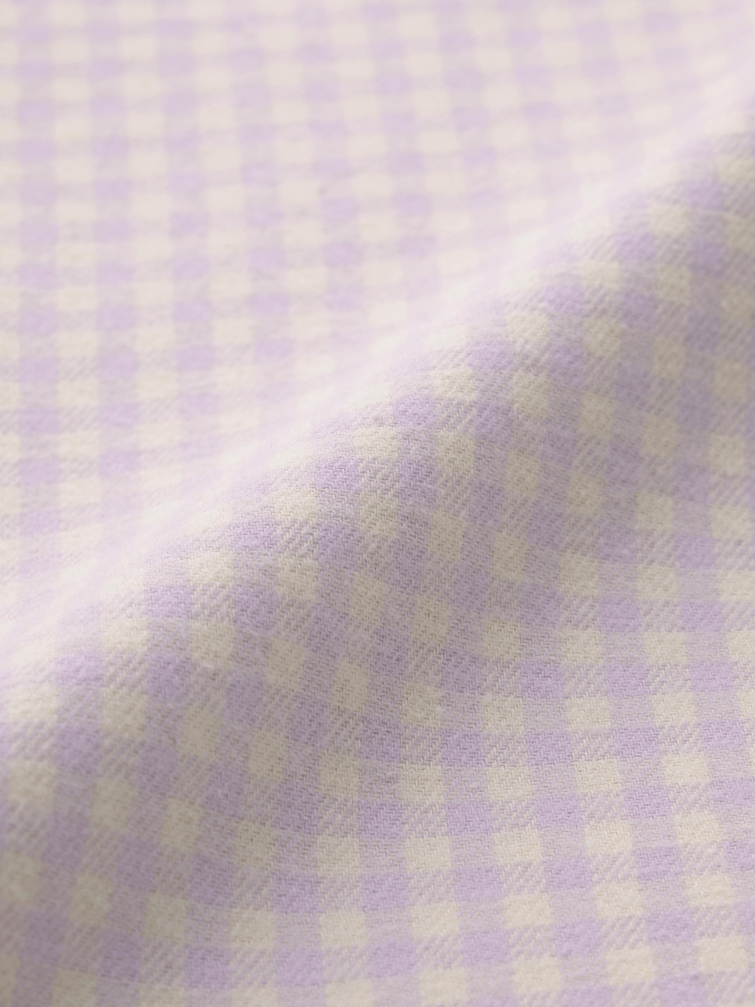 フランネルパジャマ(長袖&ロングパンツ)(ギンガム)(リラックスフィット)