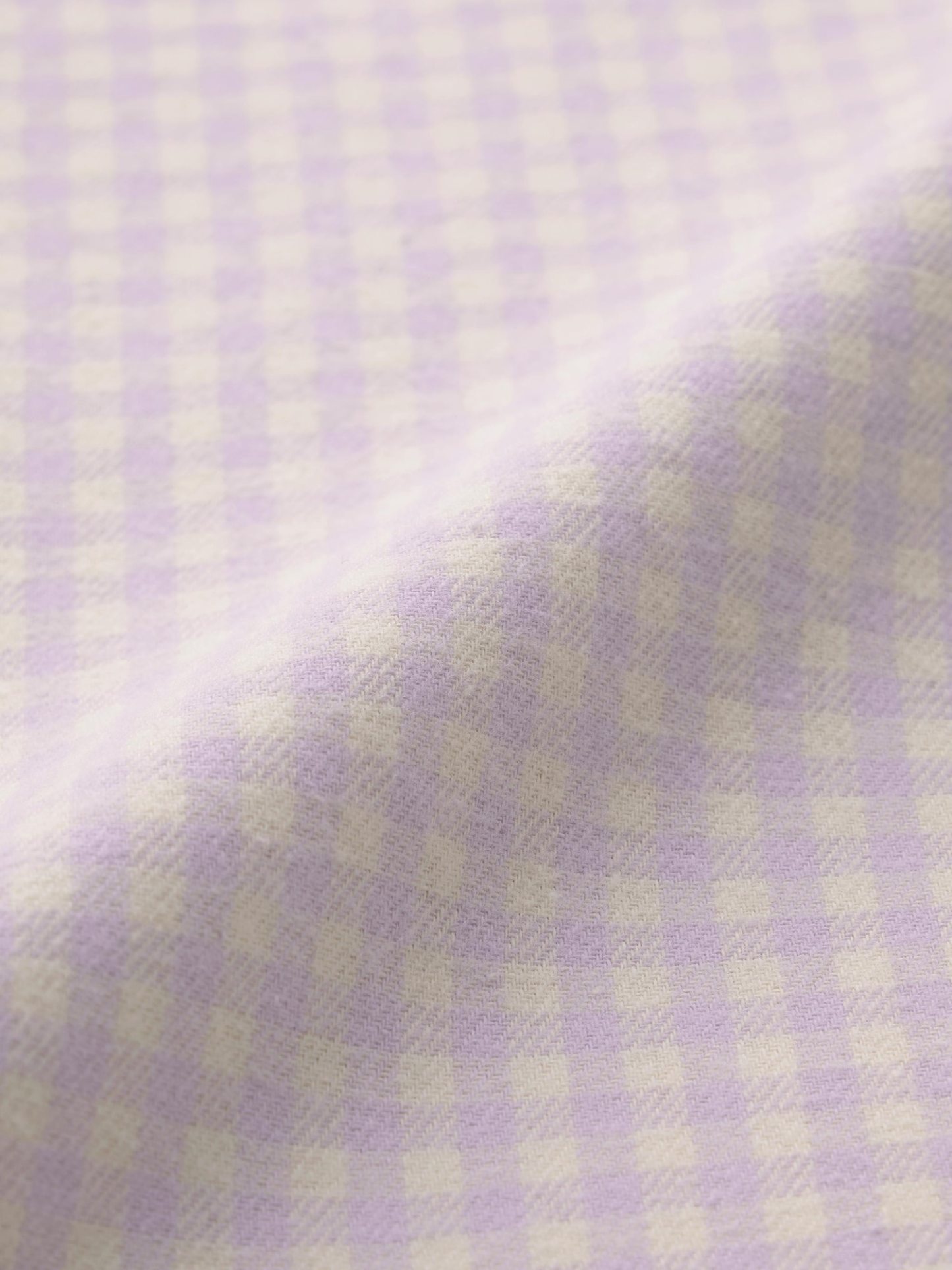 フランネルパジャマ(長袖&ロングパンツ)(ギンガム)(リラックスフィット)
