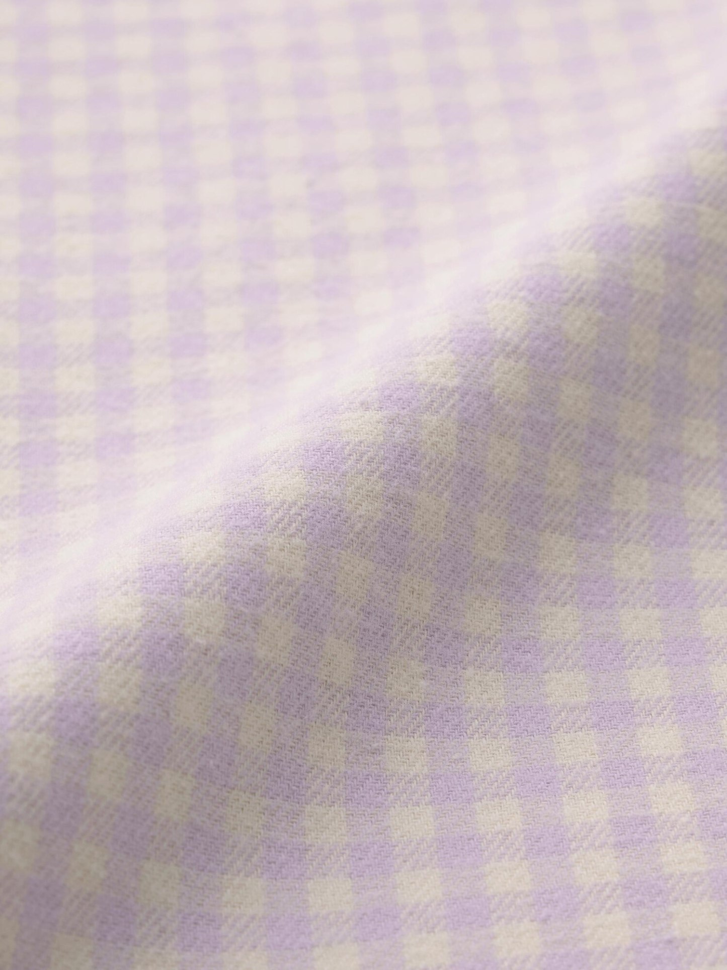 フランネルパジャマ(長袖&ロングパンツ)(ギンガム)(リラックスフィット)
