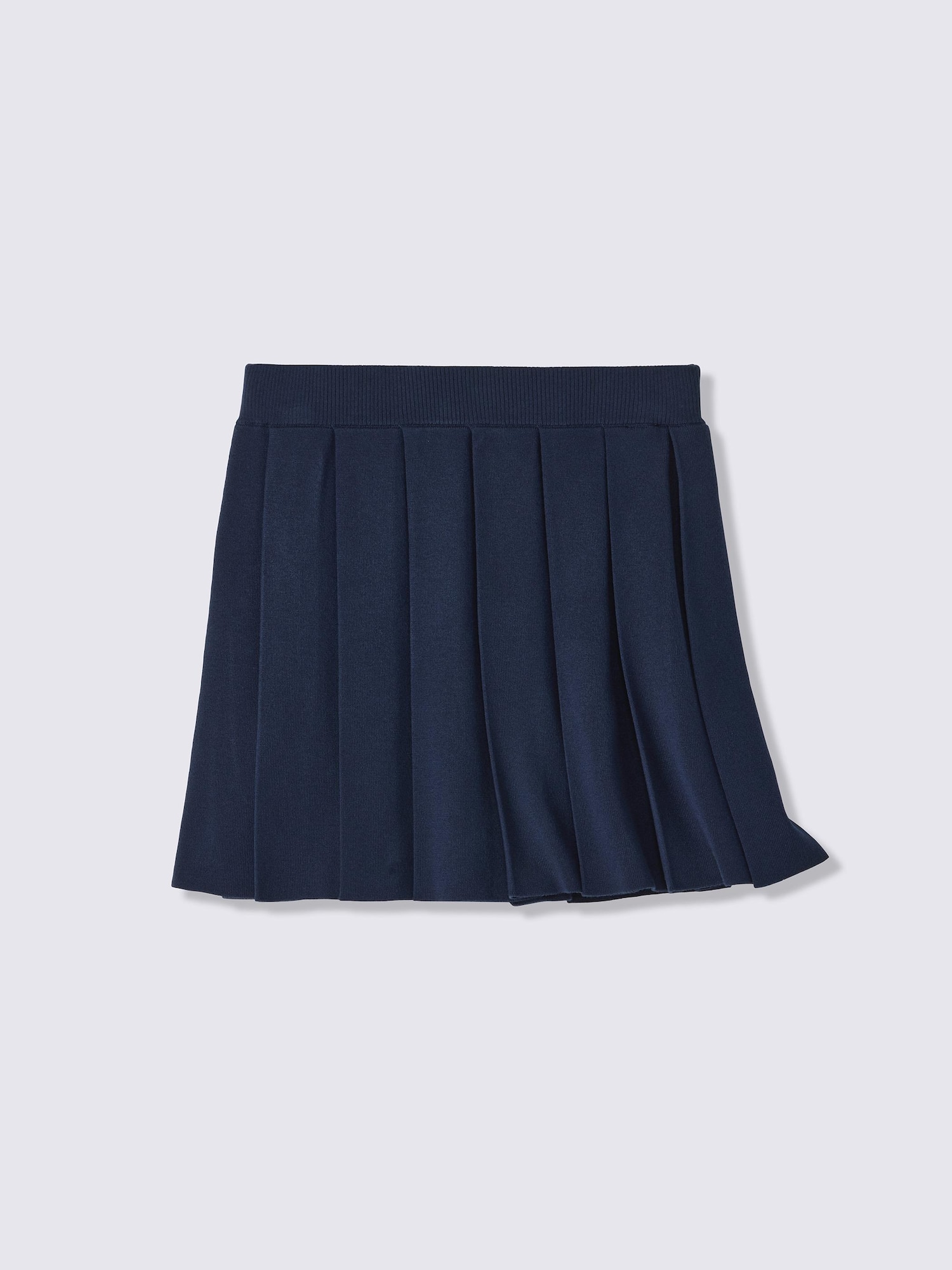ニットプリーツミニスカート