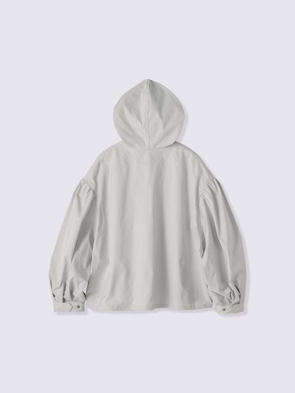 バルーンスリーブジップアップパーカ(スーパーオーバーサイズフィット)