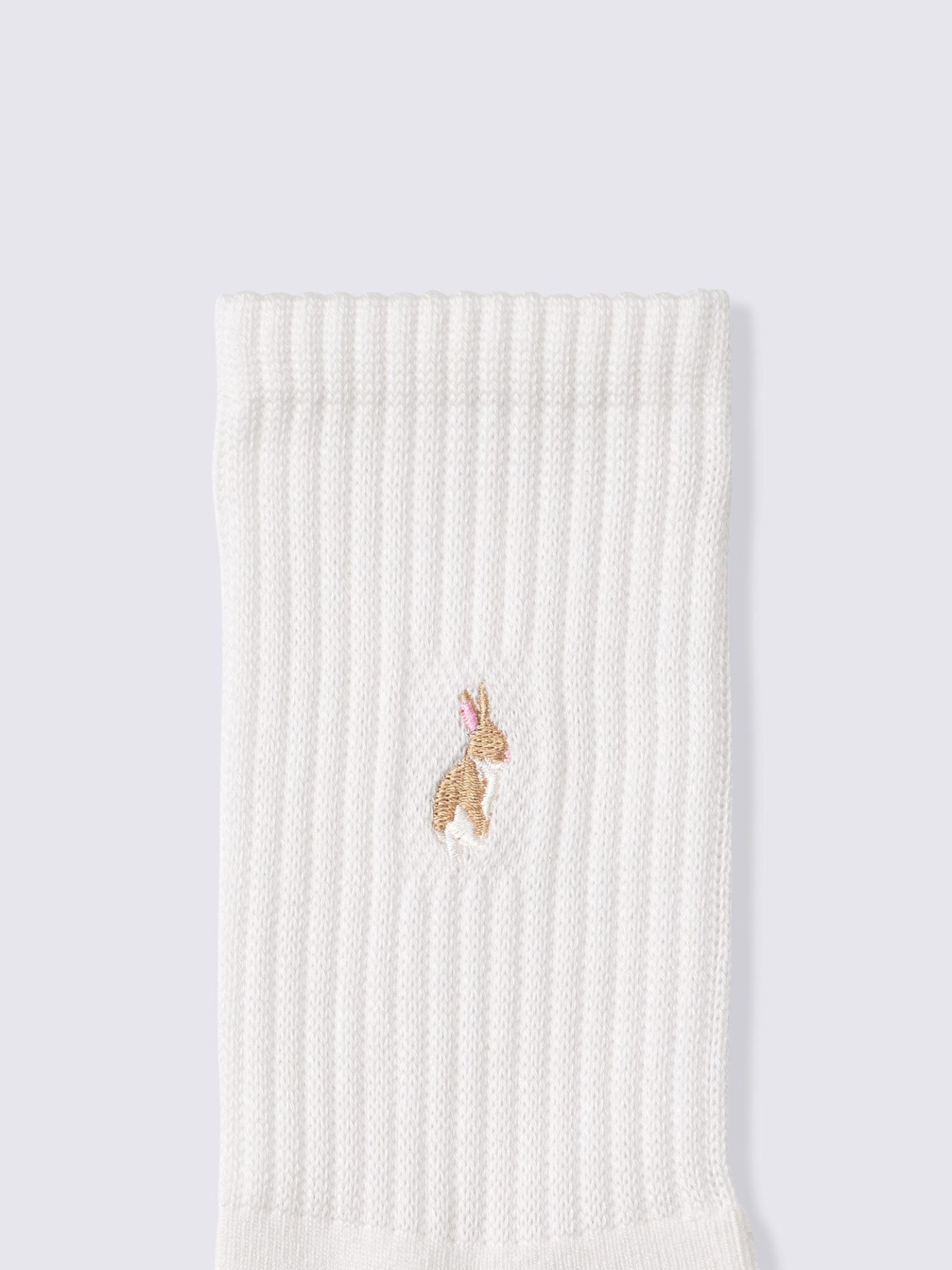 ウォームパイルクルーソックス(刺繍)