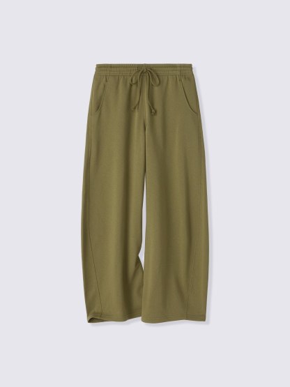 スウェット3Dバレルパンツ