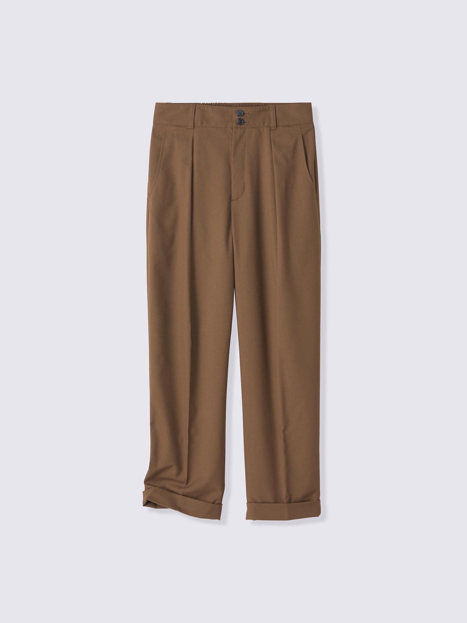 タックテーパードパンツ