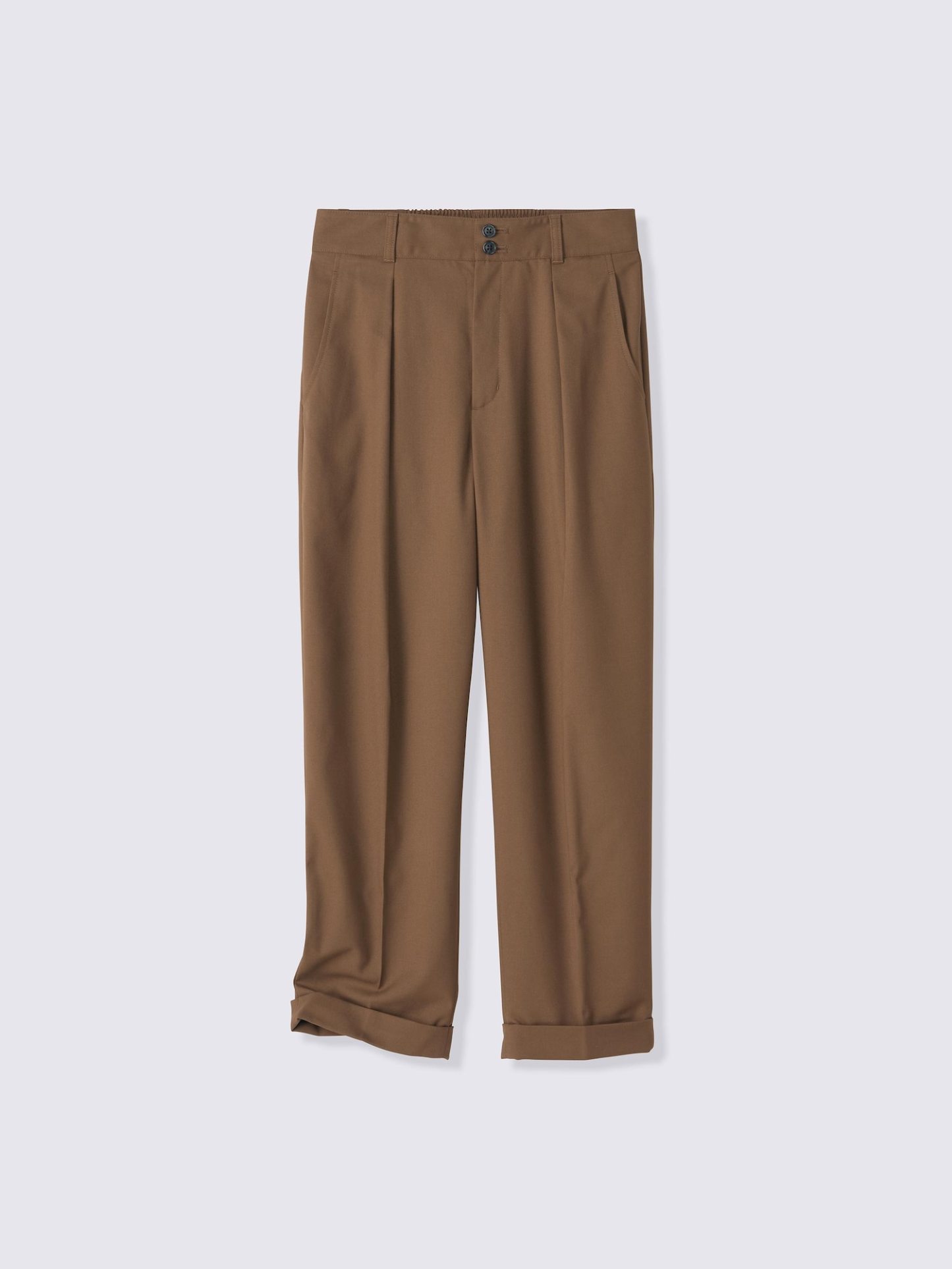 タックテーパードパンツ
