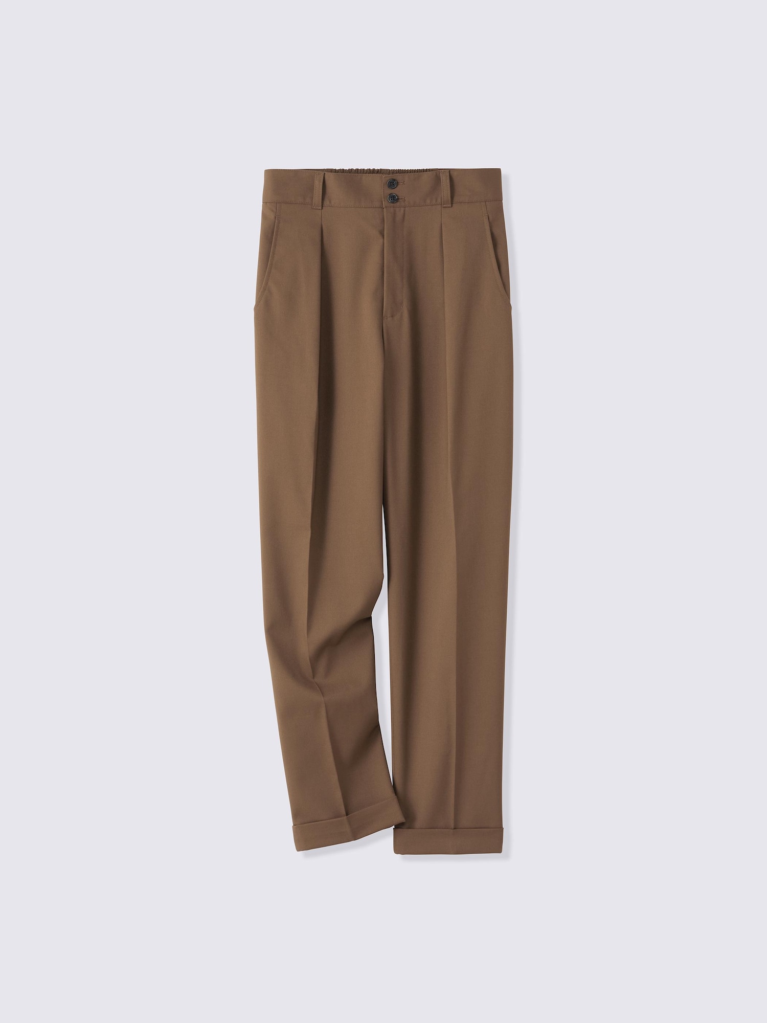 タックテーパードパンツ(丈長め)