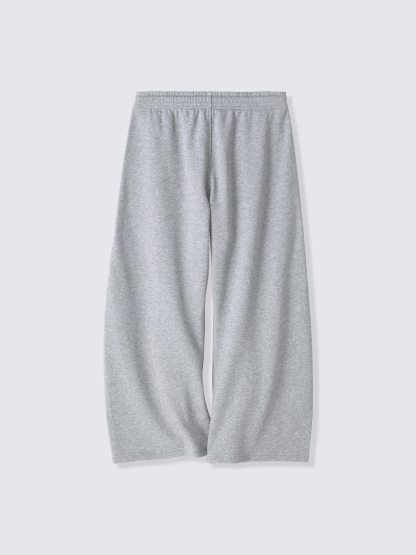 スウェット3Dバレルパンツ(丈短め)