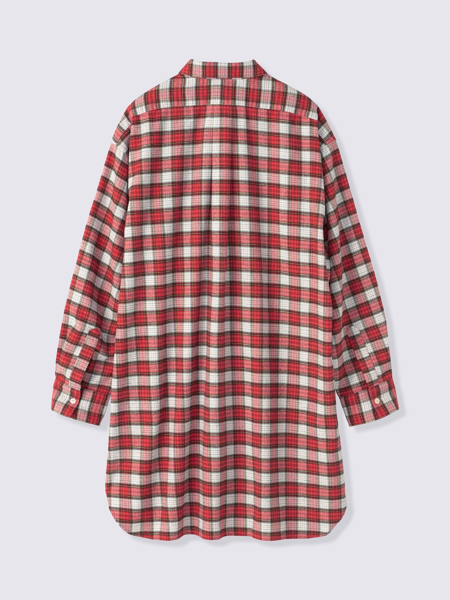 フランネルチェックミニシャツワンピース