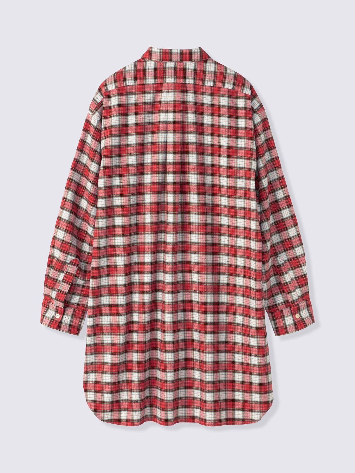 フランネルチェックミニシャツワンピース