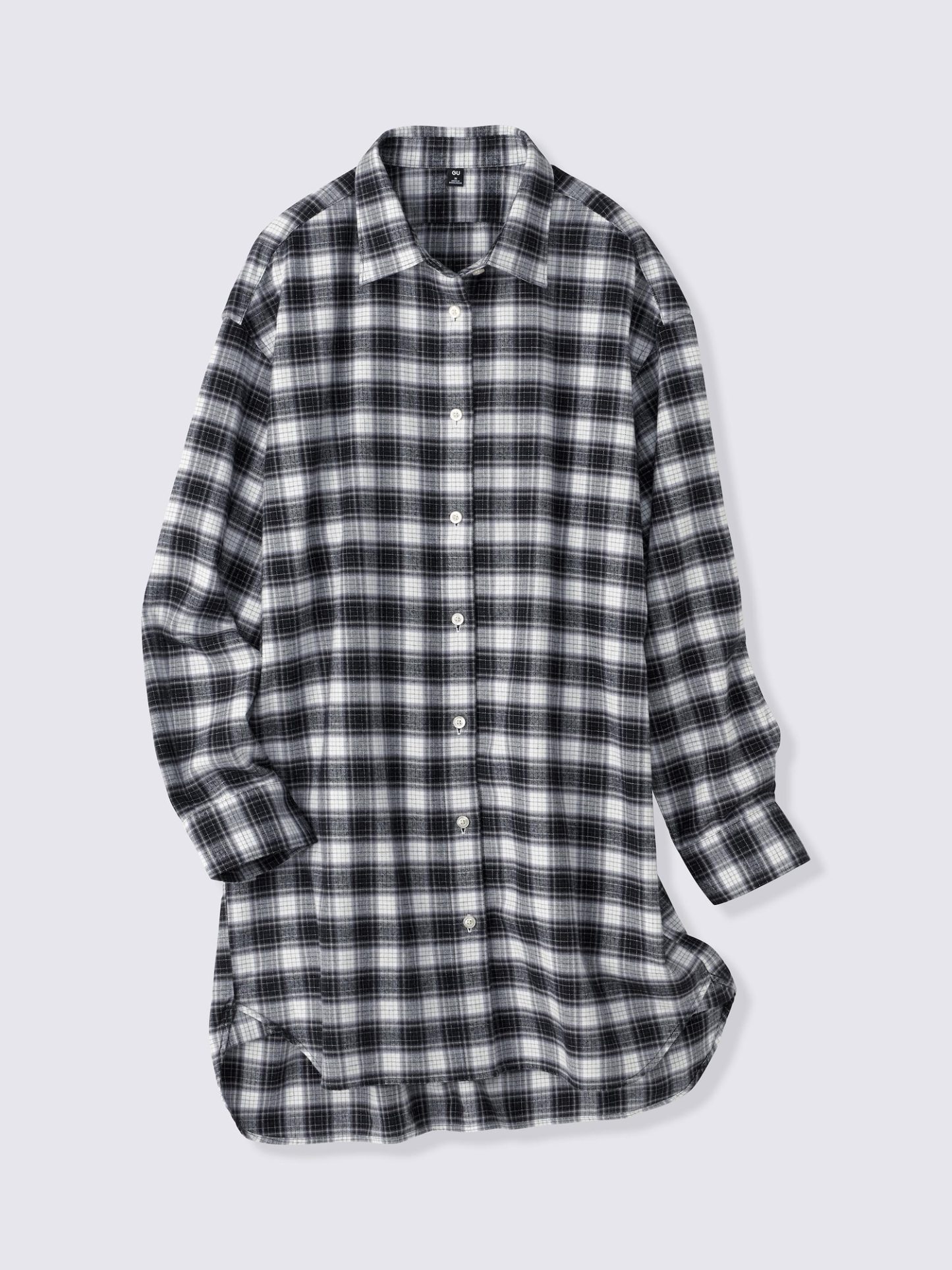 フランネルチェックミニシャツワンピース