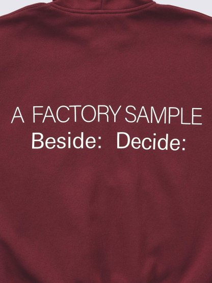ヘビーウェイトスウェットフルジップパーカ Factory Records