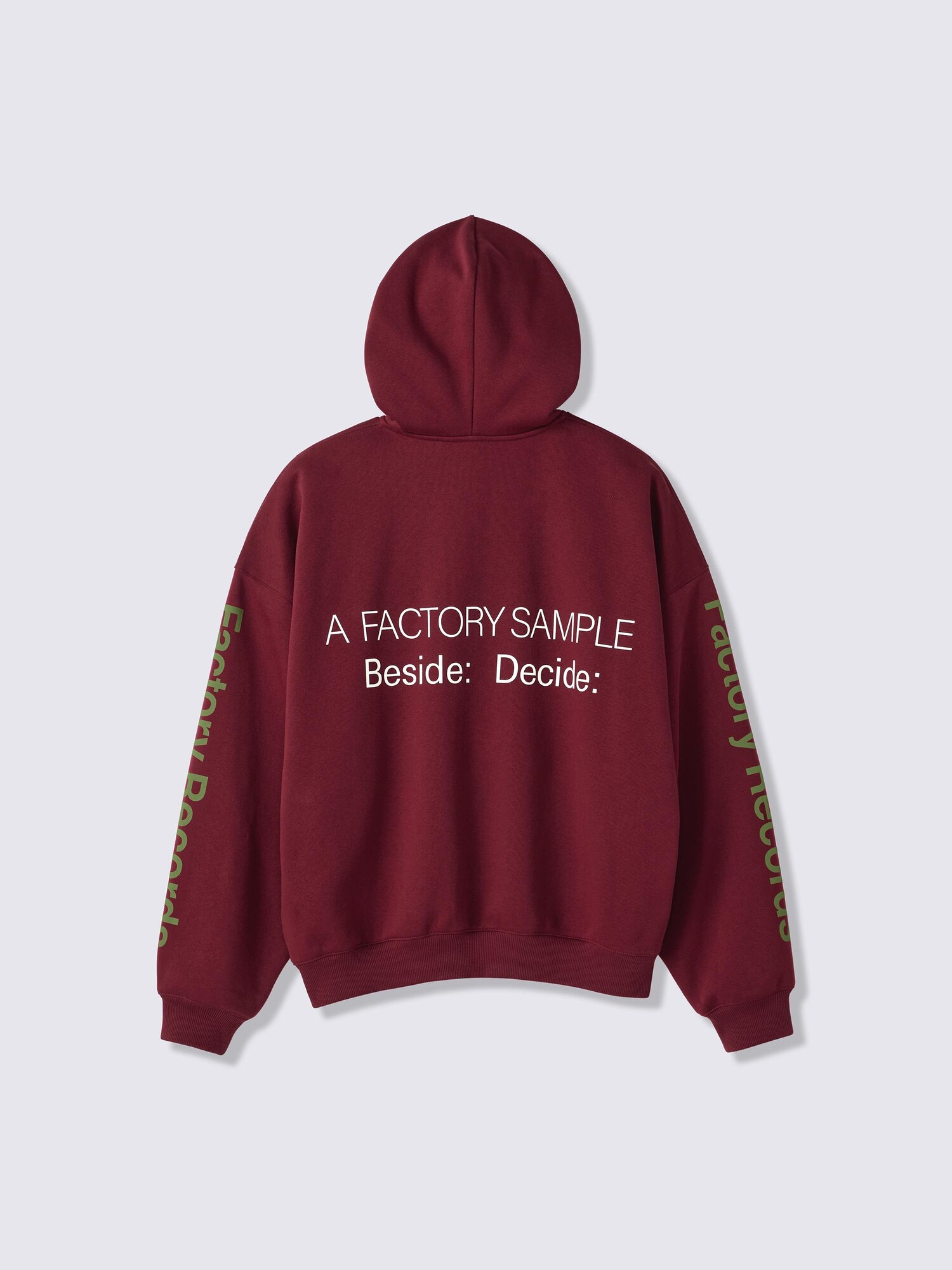 ヘビーウェイトスウェットフルジップパーカ Factory Records