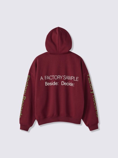 ヘビーウェイトスウェットフルジップパーカ Factory Records