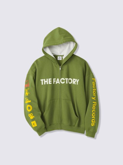 ヘビーウェイトスウェットフルジップパーカ Factory Records