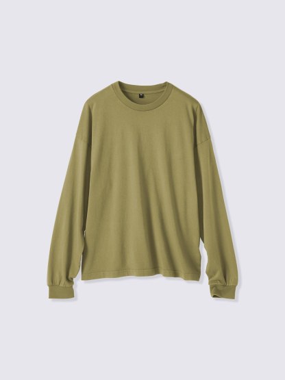 ウォッシュドコットンボクシーT(長袖)