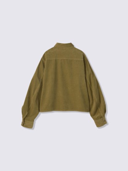 コーデュロイショートシャツ