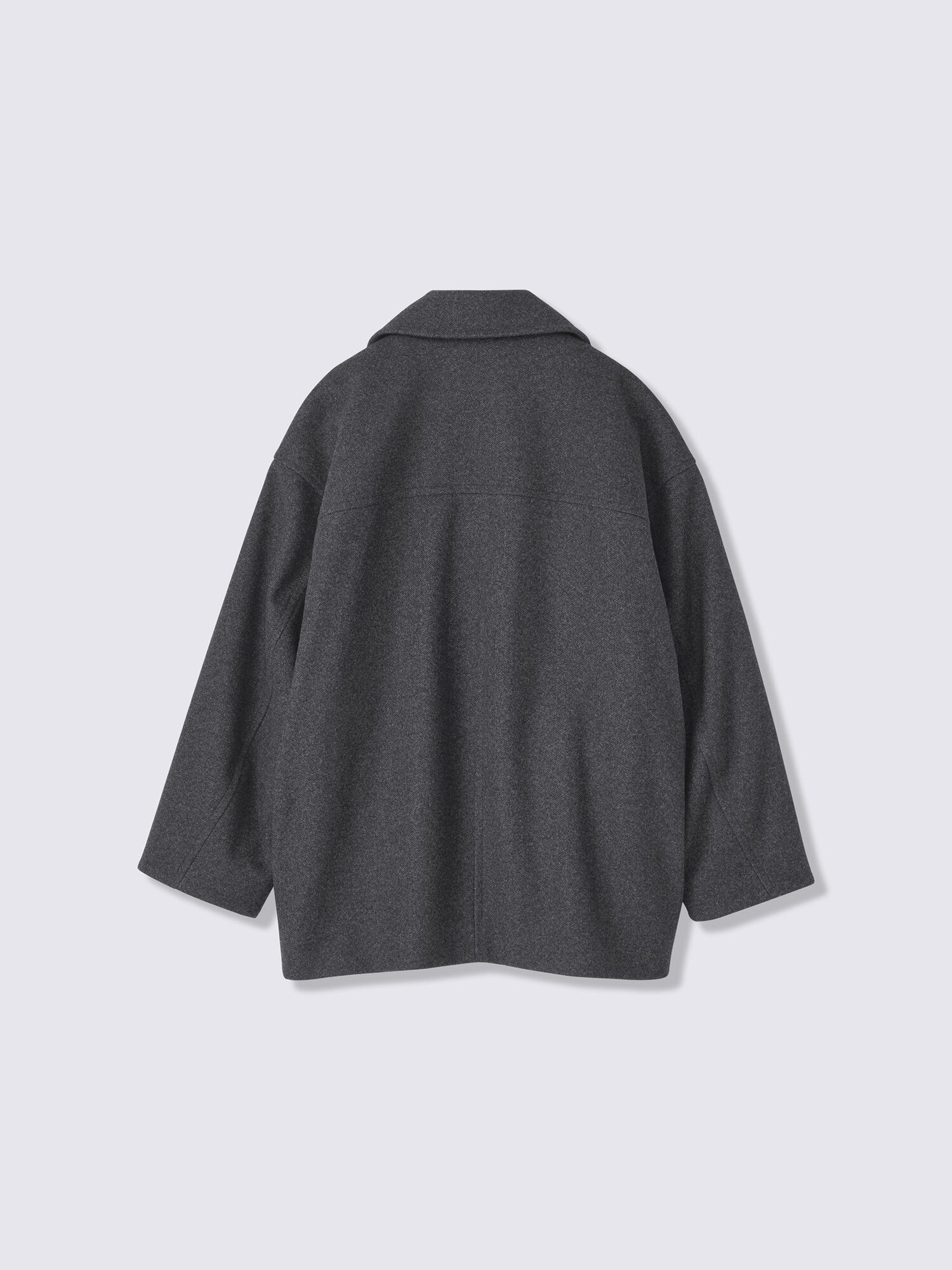 コージーメルトンコクーンピーコート(スーパーオーバーサイズフィット)