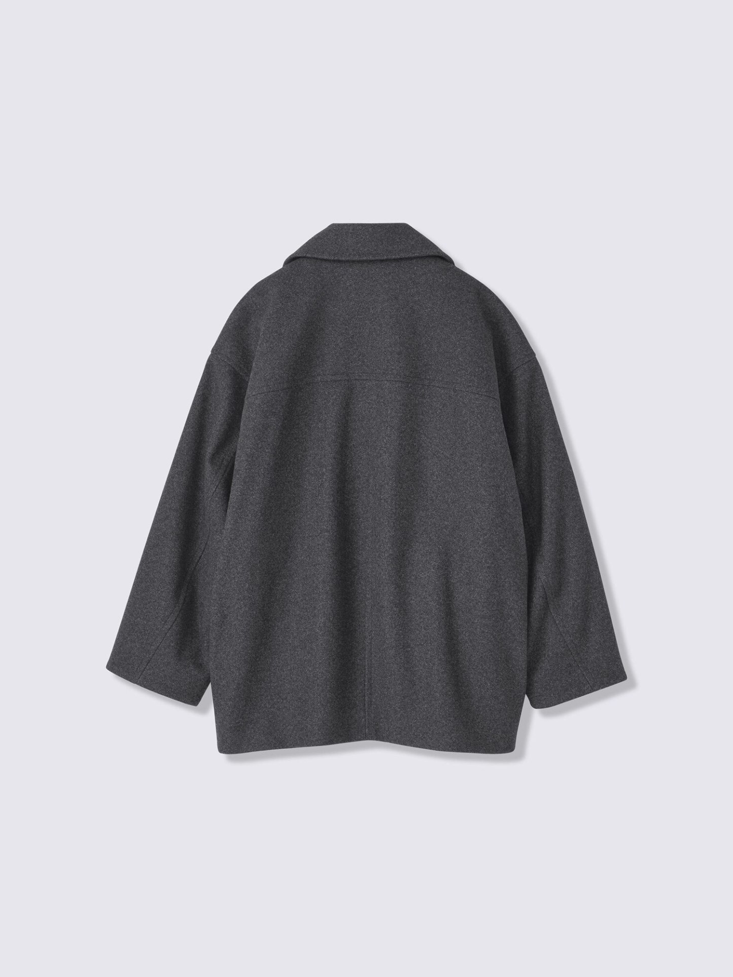コージーメルトンコクーンピーコート(スーパーオーバーサイズフィット)