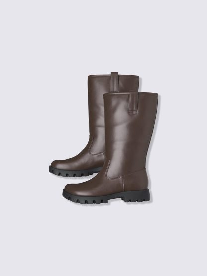オブリークトゥブーツ - 37 BROWN