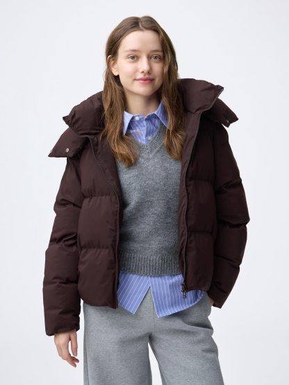 ウォームパデッドブルゾン(2025年度冬商品) - 38 DARK BROWN