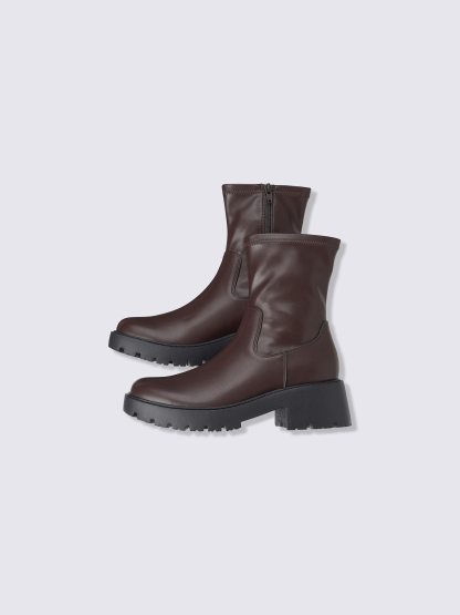 ウルトラストレッチボリュームソールブーツ - 38 DARK BROWN