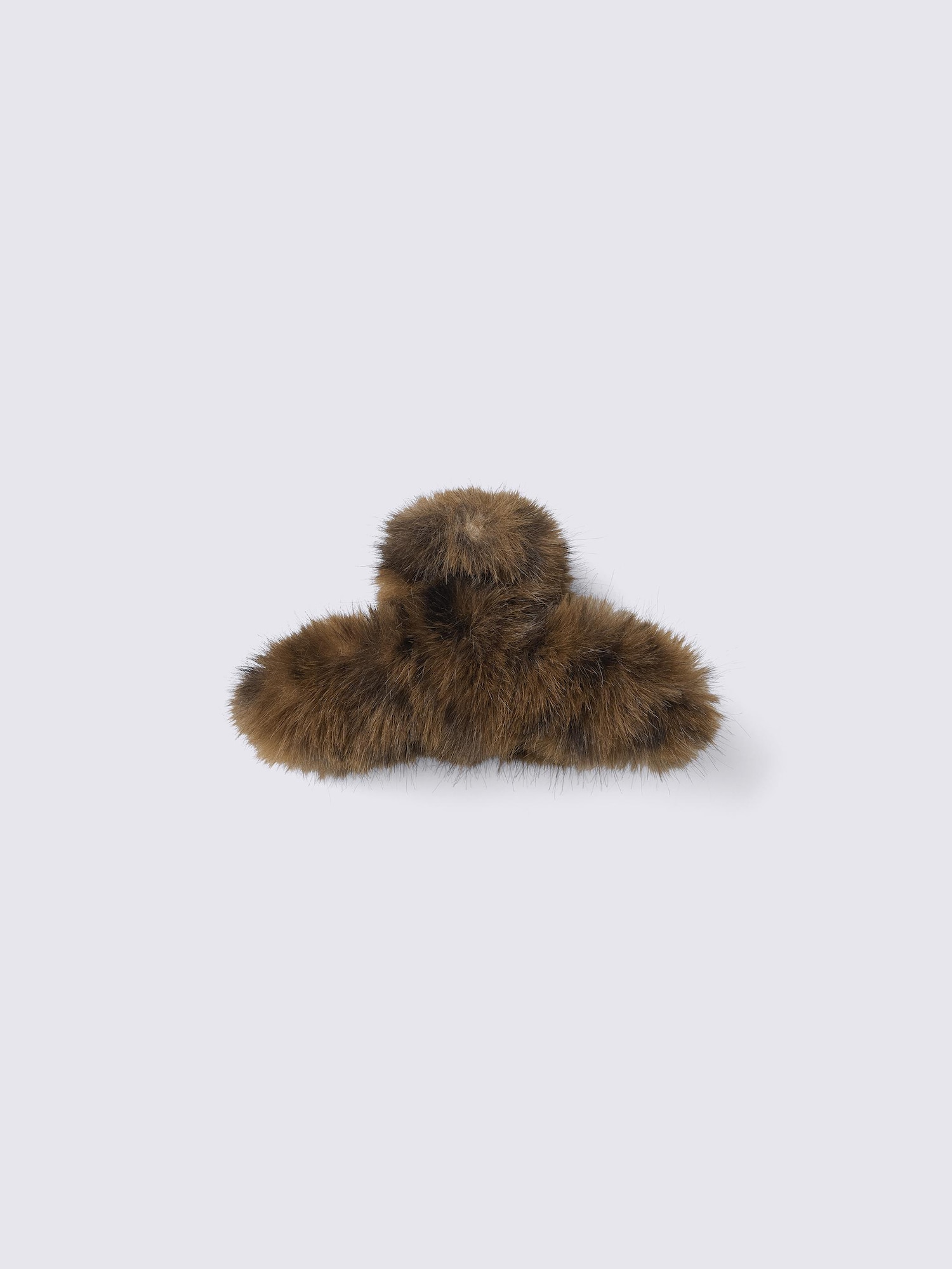 フラッフィーヘアクリップ - 38 DARK BROWN