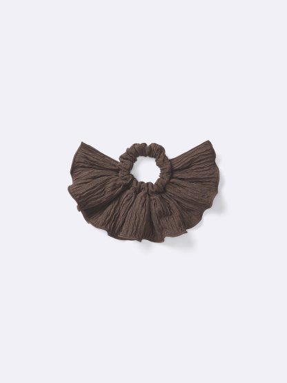 ハーフフリルシュシュ - 38 DARK BROWN