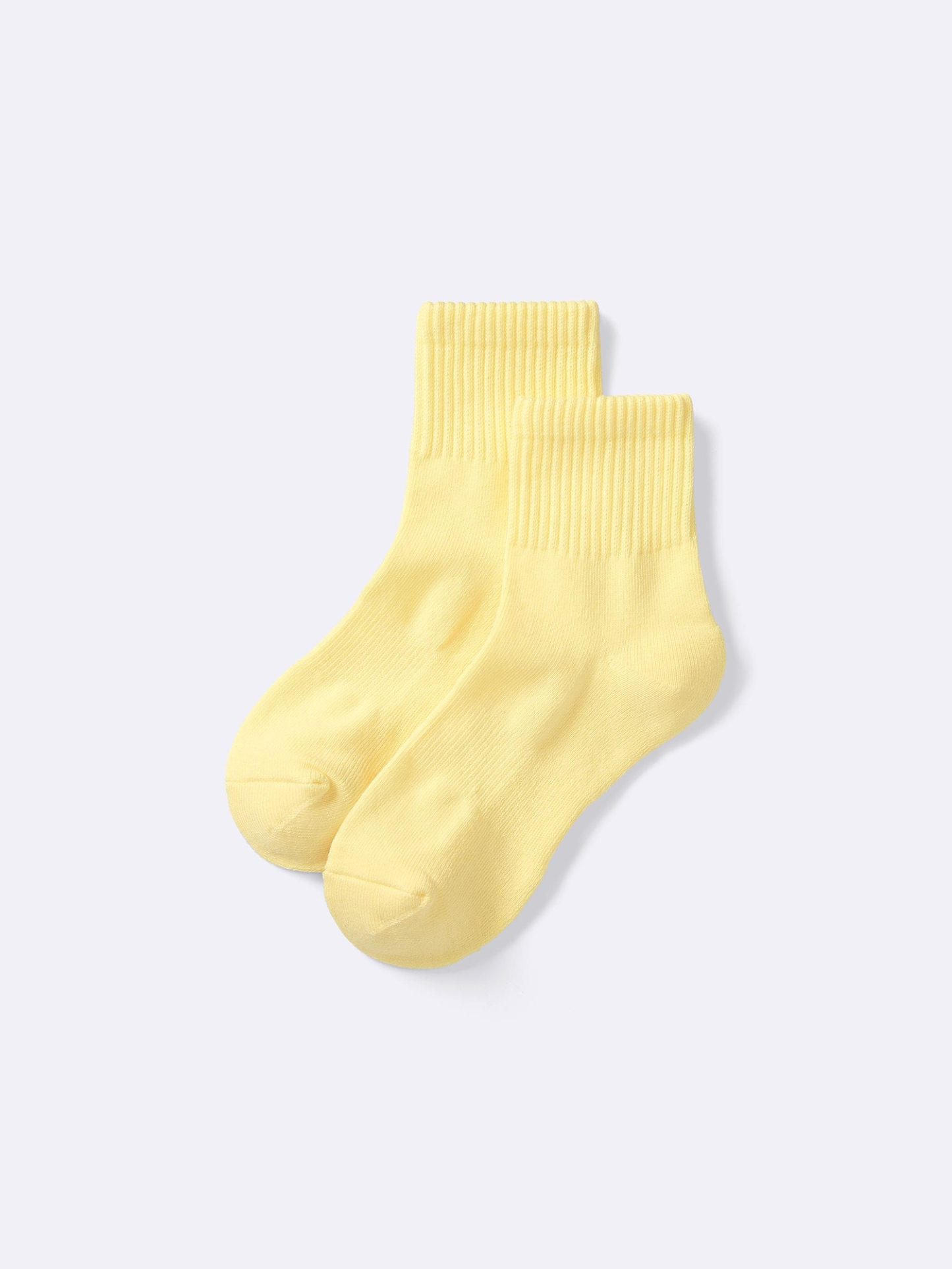 リブパイルアンクルソックス - 41 YELLOW