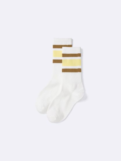 クルーソックス(ライン)(2026年度春秋商品) - 41 YELLOW