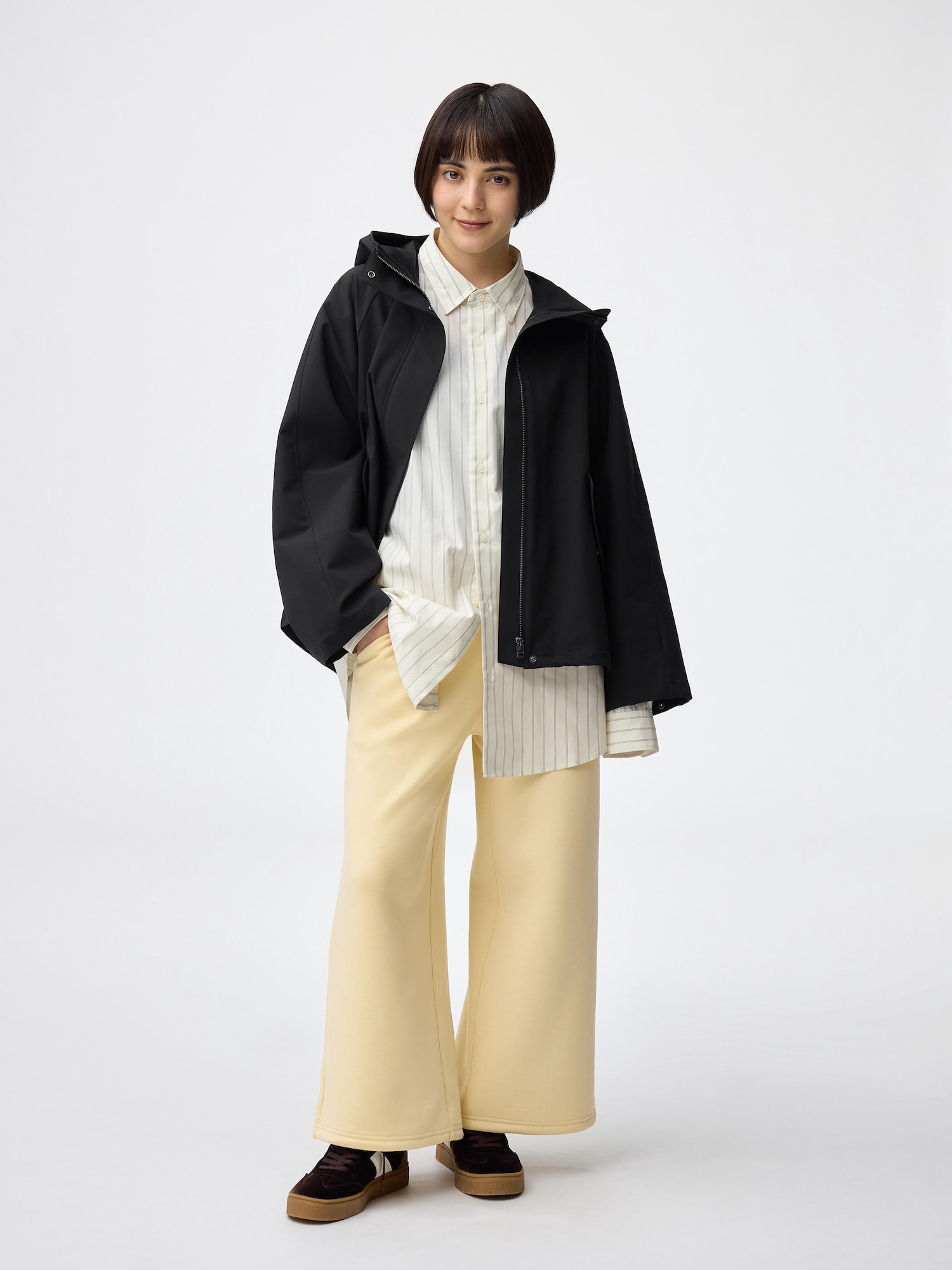 パフスウェットバギーパンツ(丈短め62.0cm) - 42 YELLOW