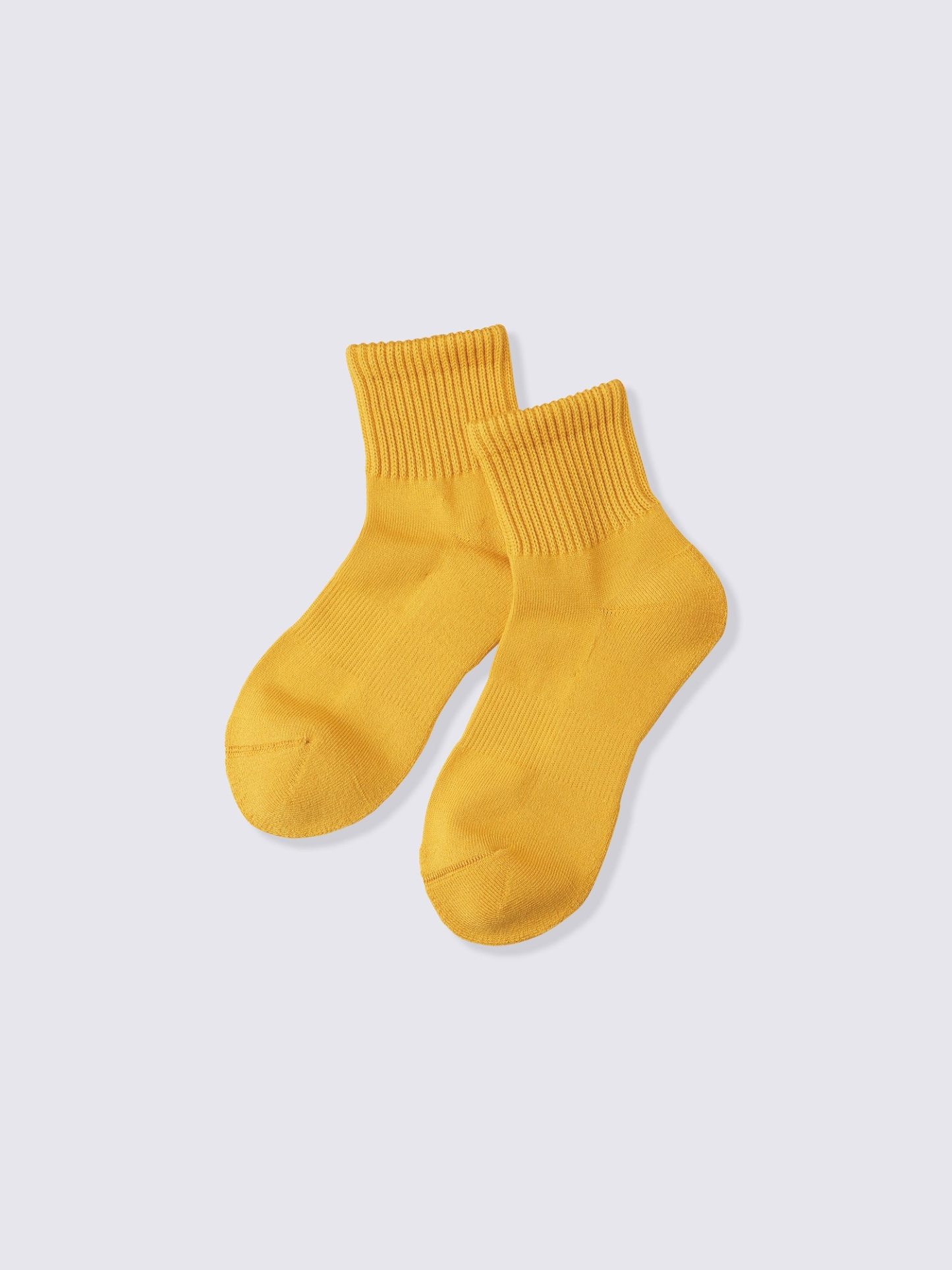 ウォームリブパイルアンクルソックス - 47 YELLOW