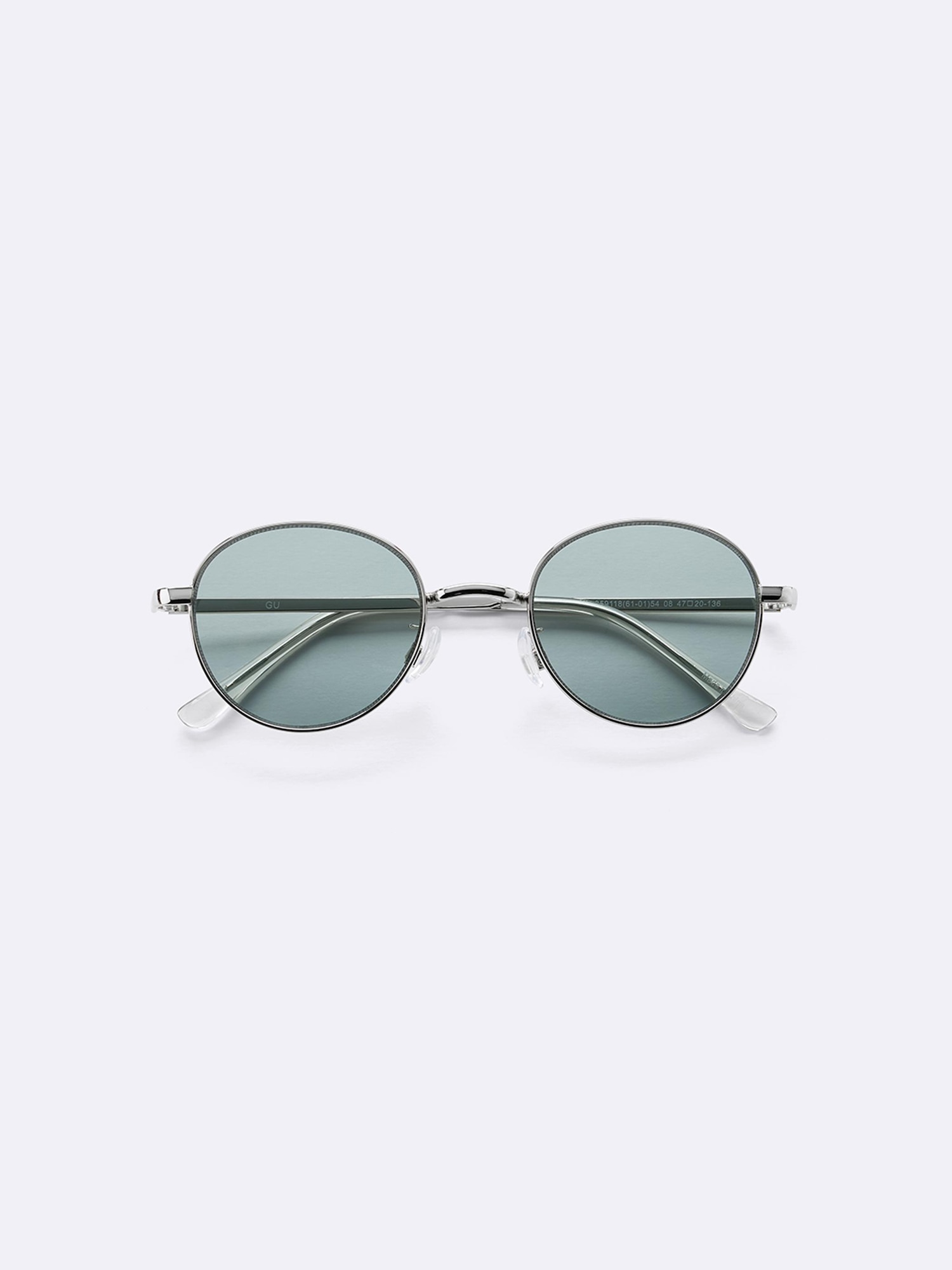UVカットラウンドメタルサングラス(2026年度春商品) - 54 GREEN