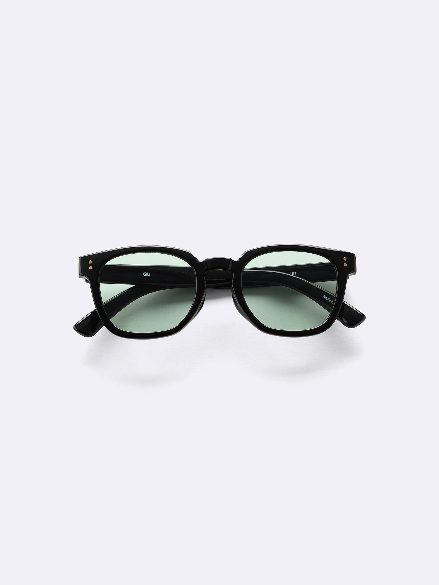 UVカットスクエアウェリントンサングラス(2026年度春商品) - 57 OLIVE