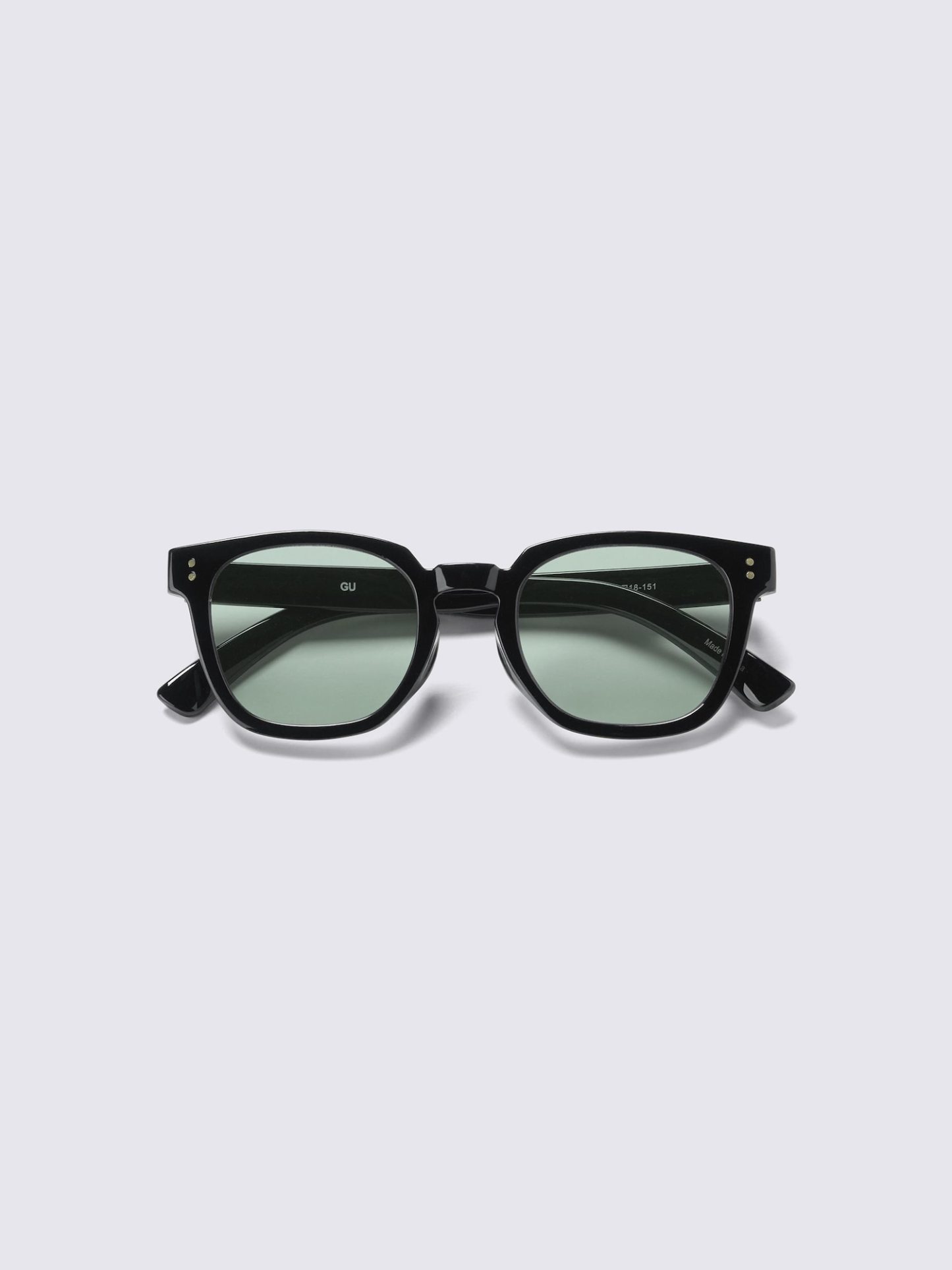 UVカットスクエアウェリントンサングラス - 57 OLIVE