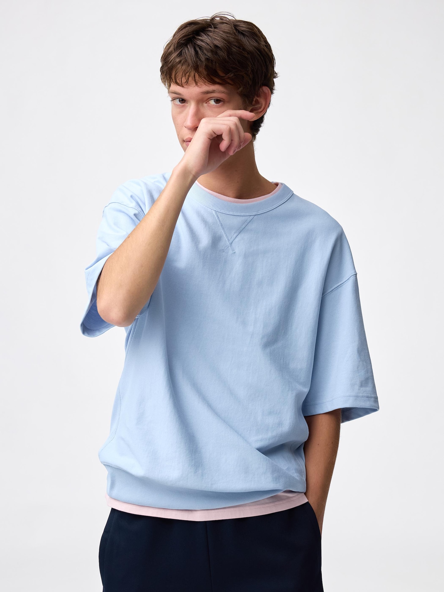 スウェT(5分袖) - 61 BLUE