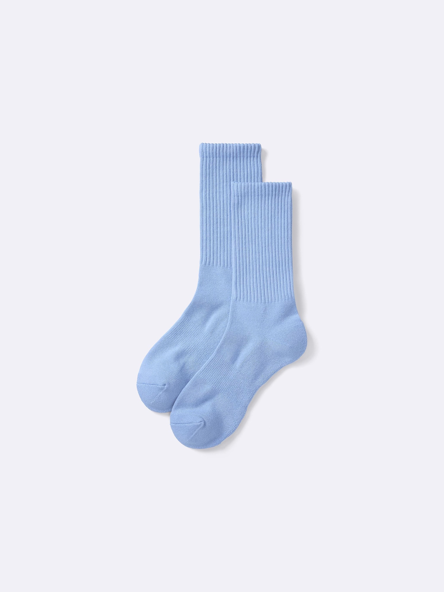 リブパイルクルーソックス - 63 BLUE